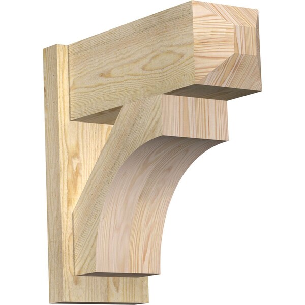Ekena Millwork Westlake Rough Sawn Craftsman Outlooker, Douglas Fir, 8"W x 20"D x 20"H OUT08X20X20WTL04RDF - main
